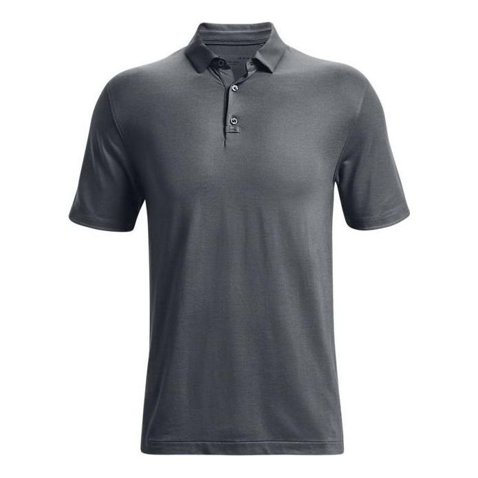 Under Armour Luxe Polo Shirts 'Grey' 1370150-012 sold by KicksCrew