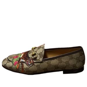 (WMNS) GUCCI Embroidered Round Toe Loafer 'Beige' 687584-KY980-9763 sold by KicksCrew