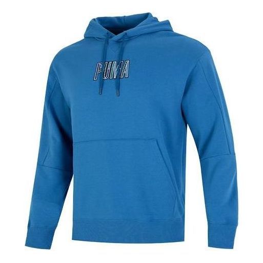 Puma Logo Hoodie 'Blue' 537706-17 sold by KicksCrew