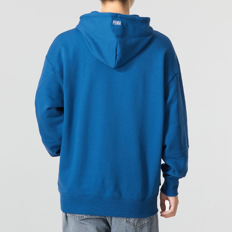 Puma Logo Hoodie 'Blue' 537706-17 sold by KicksCrew product image thumbnail 4
