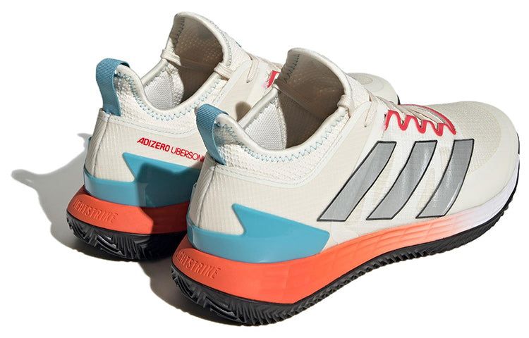 Adidas Adizero Ubersonic 4 Clay Court Tennis Shoes 'White Silver Metallic Preloved Blue' HQ5930 sold by KicksCrew product image thumbnail 4