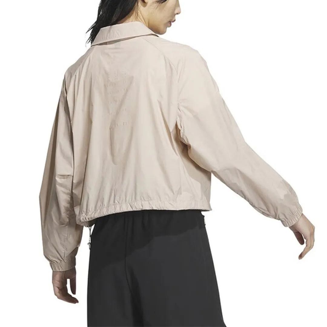 (WMNS) adidas Modern Tech Sport Jacket 'Beige' JI9800 sold by KicksCrew product image thumbnail 3