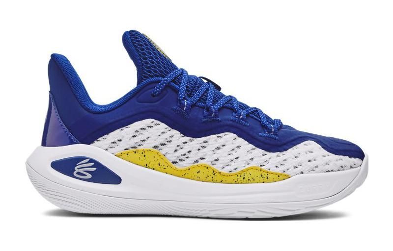 (GS) Under Armour Curry 11 Basketball Shoes 'Blue Yellow' 3026619-100 sold by KicksCrew product image thumbnail 2