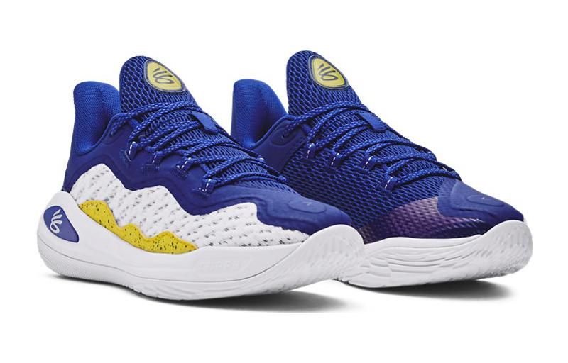 (GS) Under Armour Curry 11 Basketball Shoes 'Blue Yellow' 3026619-100 sold by KicksCrew product image thumbnail 3