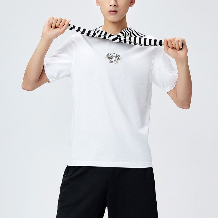 Li-Ning Small Graphic T-shirt 'White' AHSR517-1 sold by KicksCrew product image thumbnail 3