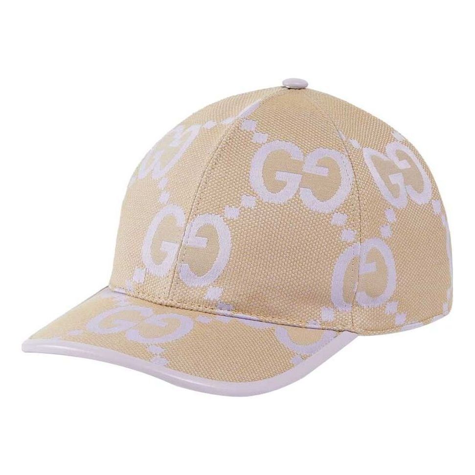 (WMNS) Gucci Jumbo GG Baseball Hat 'Beige Lilac' 735011-4HAVS-8871 sold by KicksCrew