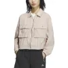 (WMNS) adidas Modern Tech Sport Jacket 'Beige' JI9800 sold by KicksCrew