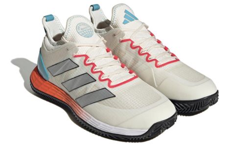 Adidas Adizero Ubersonic 4 Clay Court Tennis Shoes 'White Silver Metallic Preloved Blue' HQ5930 sold by KicksCrew