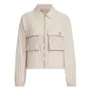 (WMNS) adidas Modern Tech Sport Jacket 'Beige' JI9800 sold by KicksCrew