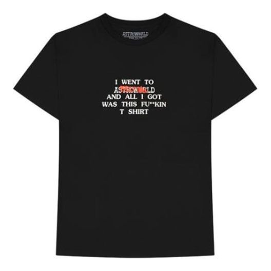 Travis Scott Cactus Jack Where Were You Tee 'Black' TC-308 sold by KicksCrew