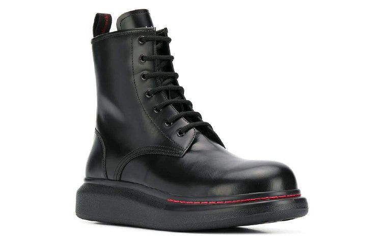 Alexander McQueen Ankle Leather Boot 'Black' 586191WHX511000 sold by KicksCrew product image thumbnail 3