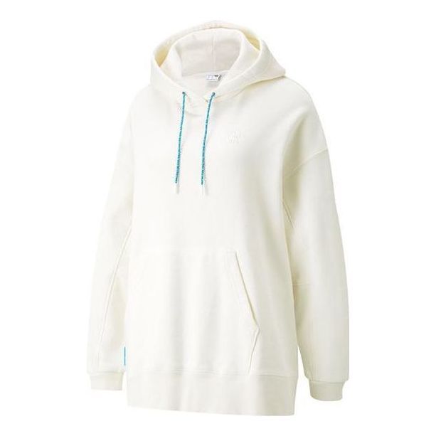 (WMNS) Puma Infuse Pullover Hoodie 'White' 533421-65 sold by KicksCrew