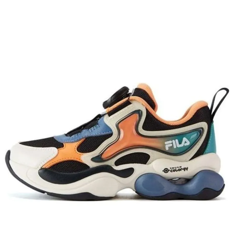 (PS) FILA Casual Sneakers 'White Orange Blue' K14B311108FIG sold by KicksCrew