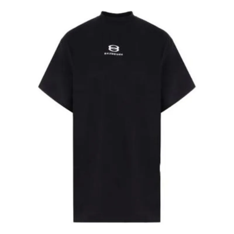 Balenciaga Unity Deconstructed T-Shirt Oversized 'Black' 768068TPVG91070 sold by KicksCrew