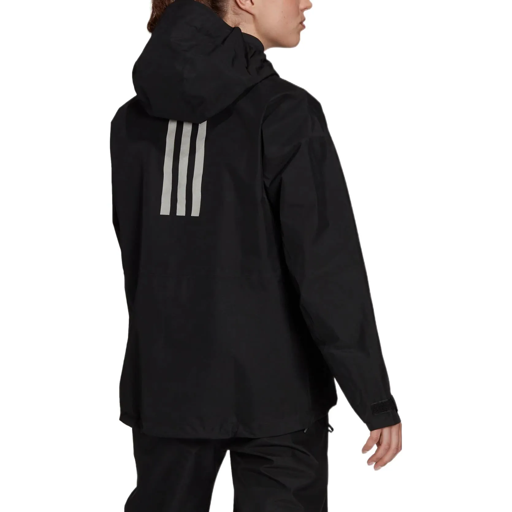 (WMNS) adidas Terrex Gore-Tex Paclite Rain Jacket 'Black' GM4807 sold by KicksCrew product image thumbnail 3