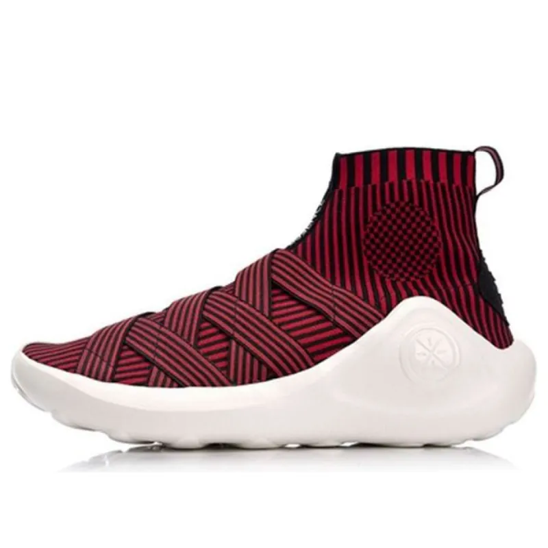 Li-Ning Wade Essence High 'Burgundy White' ABCM067-4 sold by KicksCrew