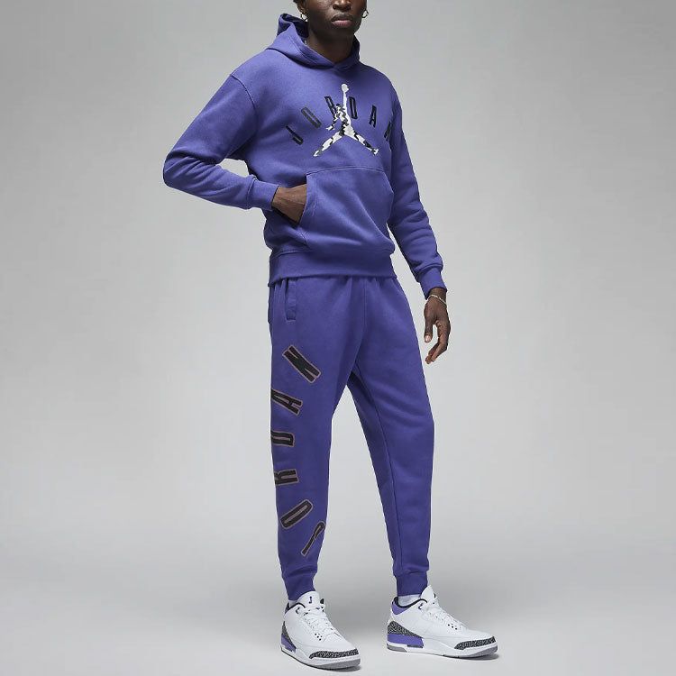 Air Jordan Flight MVP Fleece Pullover Hoodie 'Sky J Purple' FD7415-502 sold by KicksCrew product image thumbnail 4