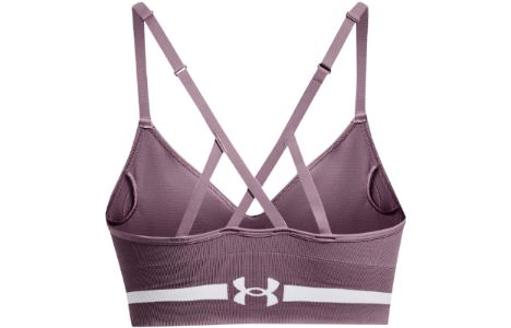 (WMNS) Under Armour Seamless Low Long Bra 'Purple' 1357719-500 sold by KicksCrew