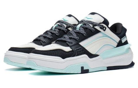 (WMNS) Li-Ning AG Skate Shoes 'White Black Blue' AGCS246-1 sold by KicksCrew