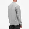 STONE ISLAND 2 Pocket Brushed Cotton Shirt Jacket 'Light Grey' 7515113WN-V0161 sold by KicksCrew