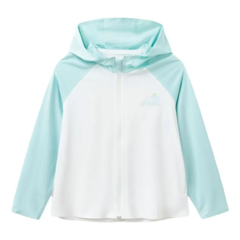 (GS) ASICS Sportswear Tennis Jacket 'White Aqua' 332241053059-10 sold by KicksCrew