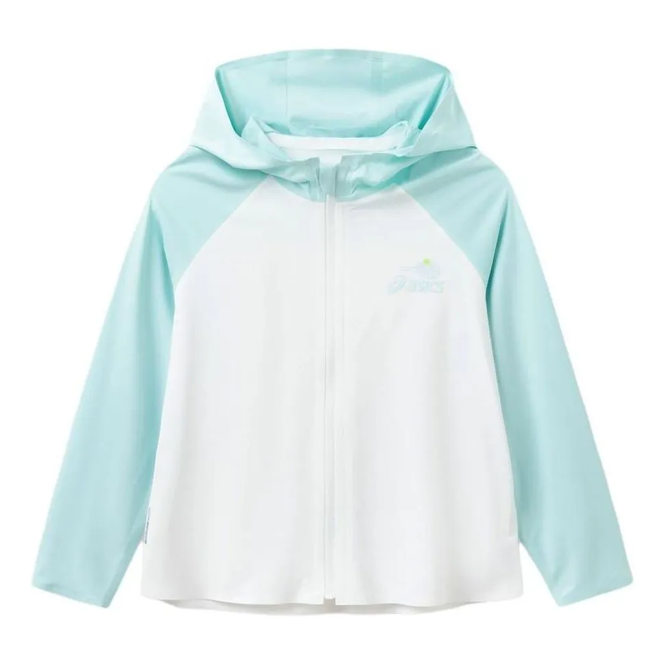 (GS) ASICS Sportswear Tennis Jacket 'White Aqua' 332241053059-10 sold by KicksCrew