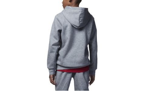 (GS) Air Jordan Fleece Hoodie ' Grey' FD9362-091 sold by KicksCrew