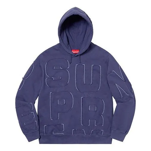 Supreme Cutout Letters Hooded Sweatshirt 'Purple' SUP-SS20-526 sold by KicksCrew