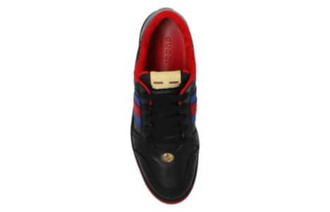 GUCCI Screener Low-Top Sneakers 'Black Blue Red' 722602-AAA9P-1093 sold by KicksCrew