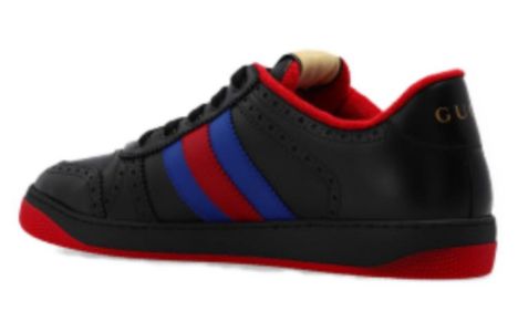 GUCCI Screener Low-Top Sneakers 'Black Blue Red' 722602-AAA9P-1093 sold by KicksCrew