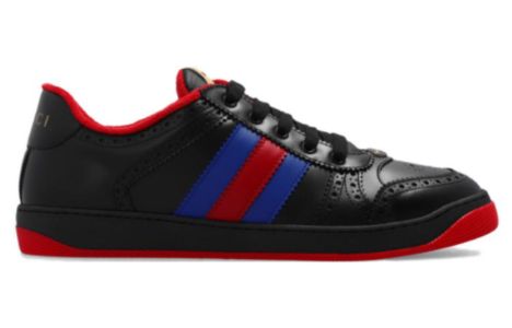 GUCCI Screener Low-Top Sneakers 'Black Blue Red' 722602-AAA9P-1093 sold by KicksCrew