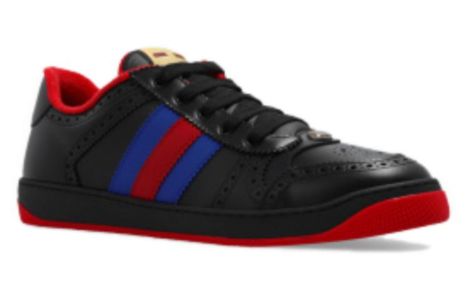 GUCCI Screener Low-Top Sneakers 'Black Blue Red' 722602-AAA9P-1093 sold by KicksCrew