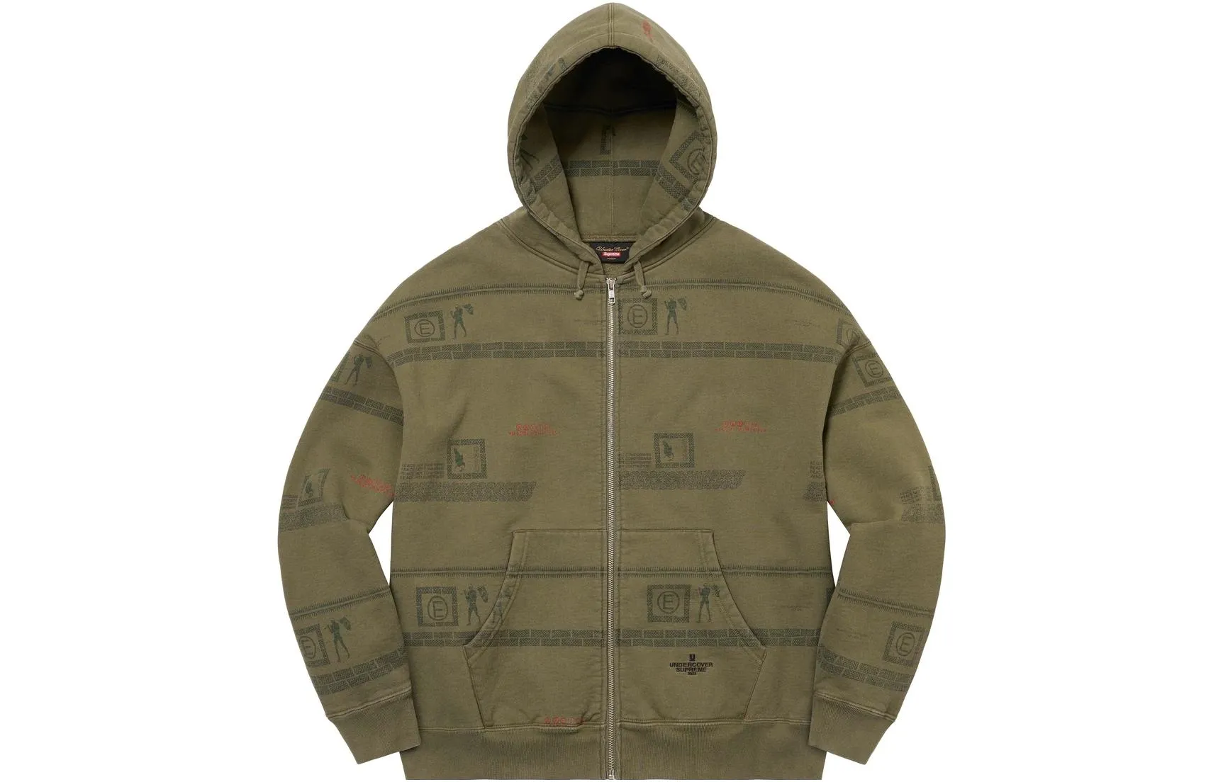 Supreme SS23 Week6 Zip Up HOODED Jacket 'Green' SUP-SS23-133 sold by KicksCrew product image thumbnail 2