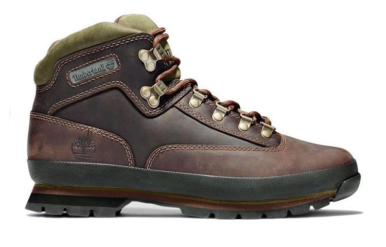 Timberland Classic Leather Euro Hiker Boots 'Brown' 95100023 sold by KicksCrew product image thumbnail 2