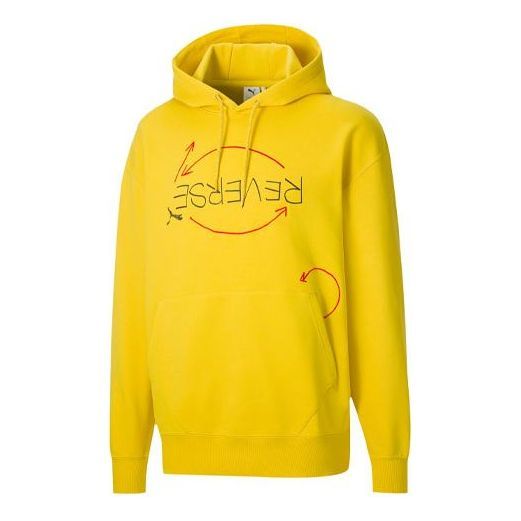 Puma X Michael Lau Reverse Graphic Hoodie 'Yellow' 530357-79 sold by KicksCrew