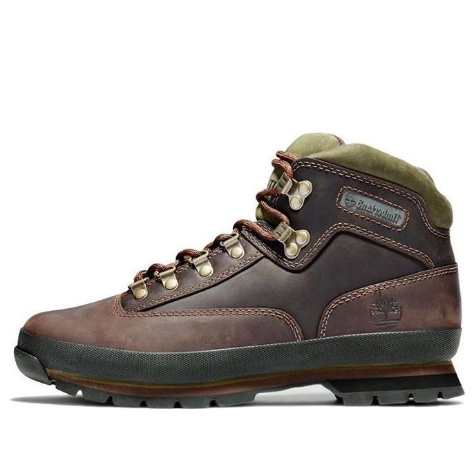 Timberland Classic Leather Euro Hiker Boots 'Brown' 95100023 sold by KicksCrew