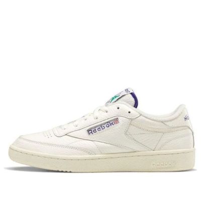 Reebok Club C 85 'Chalk Bold Purple' GW5335 sold by KicksCrew