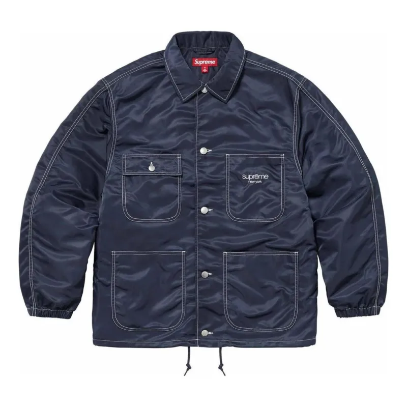 Supreme Nylon Chore Coat 'Navy' SUP-SS24-139 sold by KicksCrew