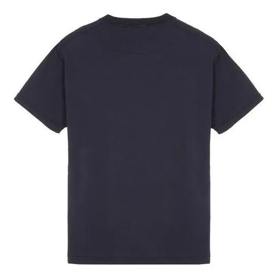 STONE ISLAND Plain Logo T-shirt 'Black' 101521957-A0020 sold by KicksCrew product image thumbnail 2