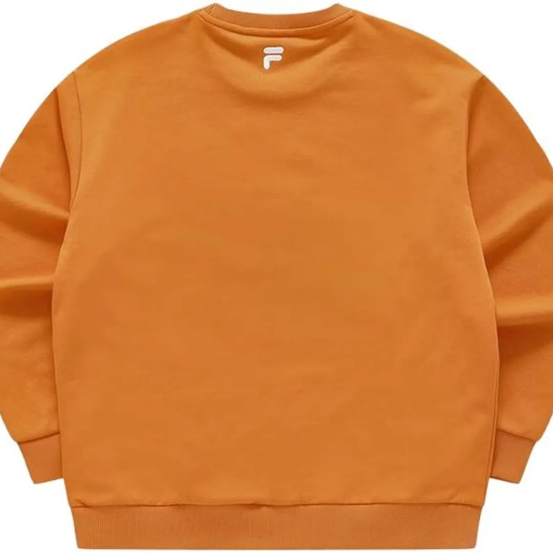 FILA FUSION Logo Printed Sweater 'Orange Black' T11M345204F-OR sold by KicksCrew product image thumbnail 2