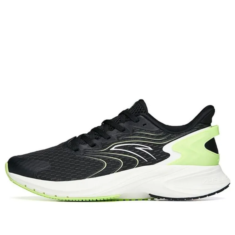 ANTA Wormhole Tech Running Shoes 'Black White Green' 112225585-7 sold by KicksCrew