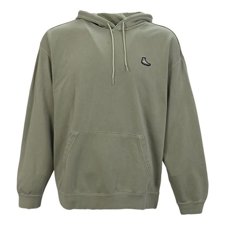 Converse Go To Embroidered Sneaker Patch Hoodie 'Green' 10025456-A05 sold by KicksCrew