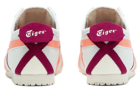 (WMNS) Onitsuka Tiger MEXICO 66 Slip-on Shoes 'White Burgundy Orange' 1182A087-400 sold by KicksCrew