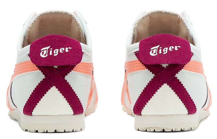 (WMNS) Onitsuka Tiger MEXICO 66 Slip-on Shoes 'White Burgundy Orange' 1182A087-400 sold by KicksCrew product image thumbnail 5