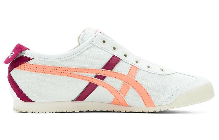 (WMNS) Onitsuka Tiger MEXICO 66 Slip-on Shoes 'White Burgundy Orange' 1182A087-400 sold by KicksCrew product image thumbnail 2