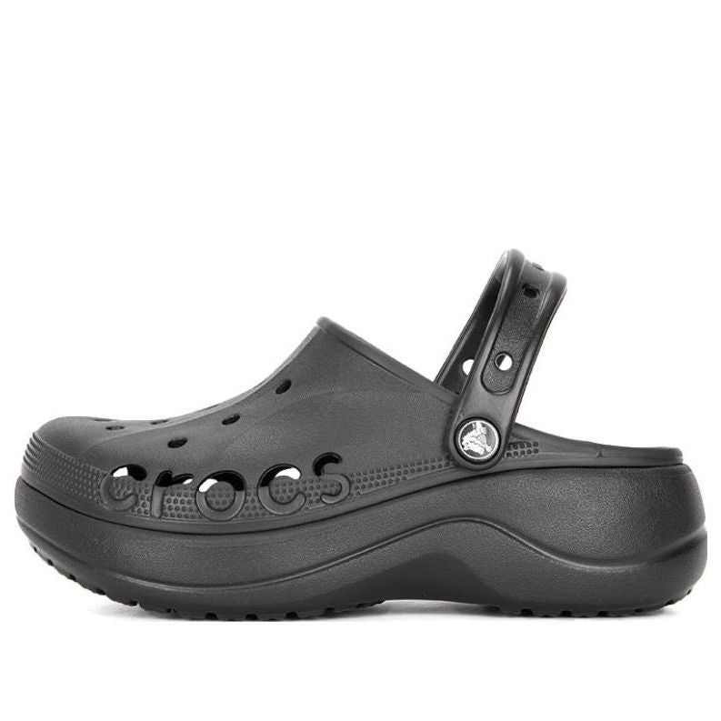 (WMNS) Crocs Baya Platform Clogs 'Black' 208186-001 sold by KicksCrew