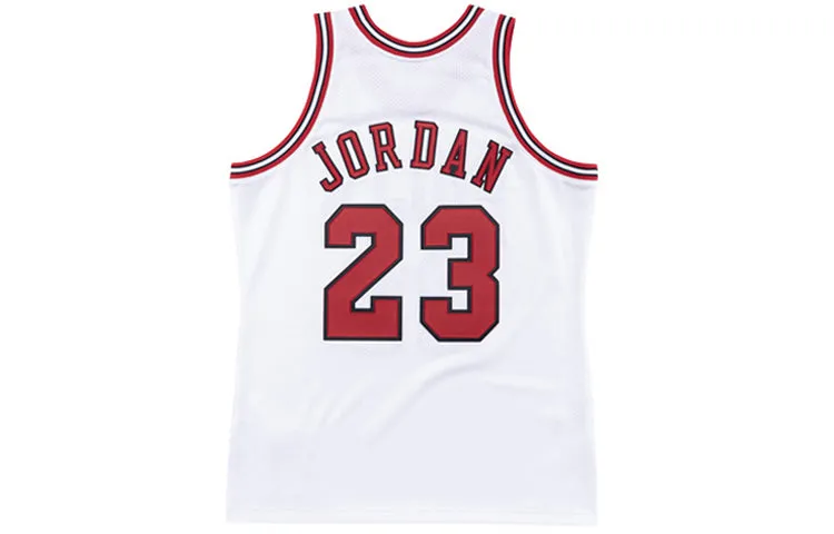 Mitchell & Ness NBA Authentic Jersey Chicago Bulls 1996-97 Michael Jordan 'White Red' AJY4CP19013-CBUWHIT96MJO sold by KicksCrew product image thumbnail 2
