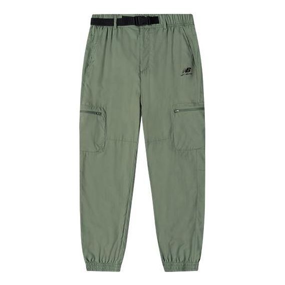 New Balance SS22 Logo Cargo Pants 'Green' 5TC2U633-KH sold by KicksCrew