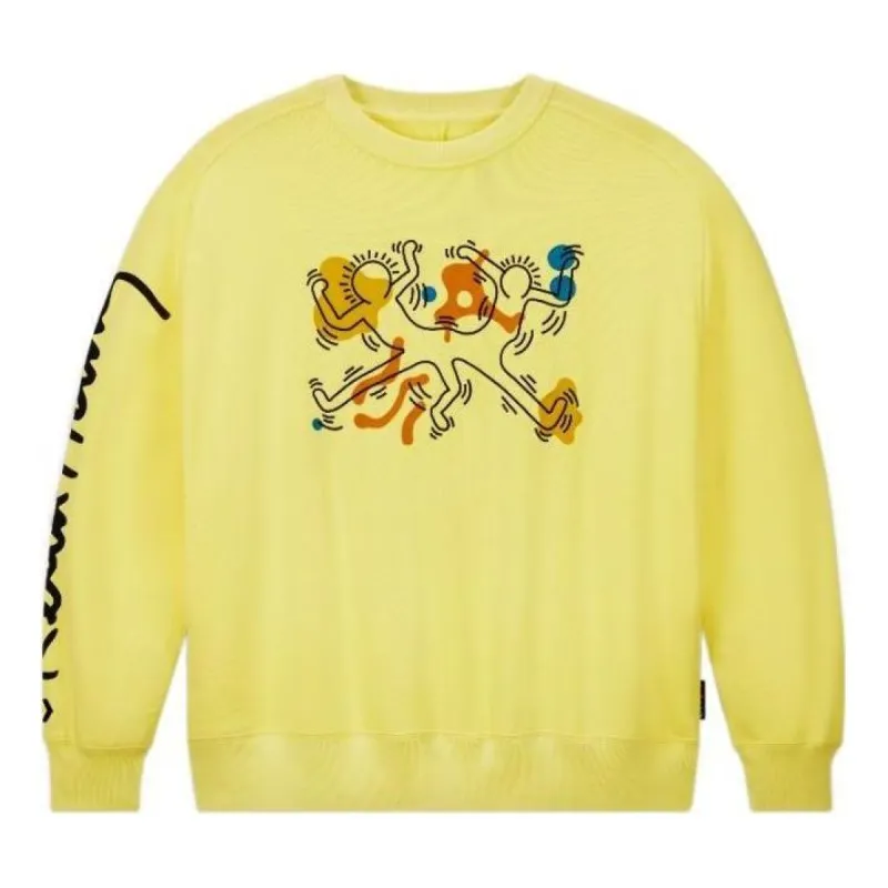 Converse x Keith Haring Shapes Sweatshirt 'Yellow' 10025067-A01 sold by KicksCrew
