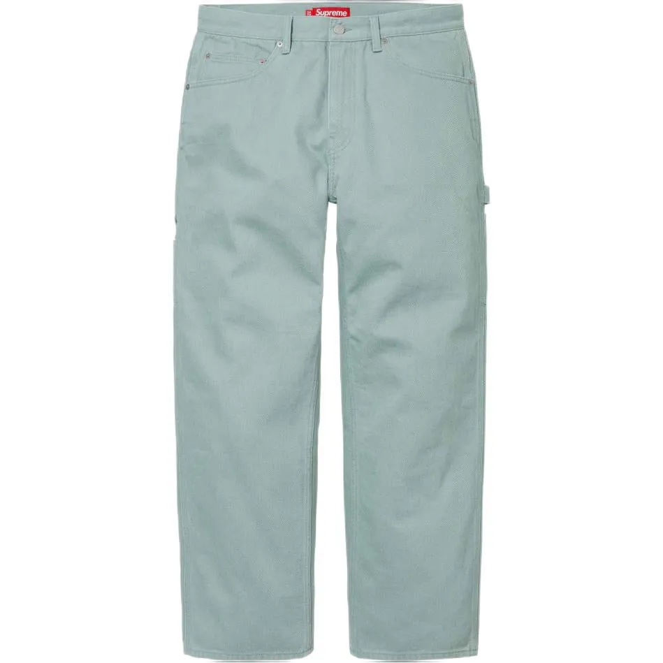Supreme Denim Painter Pant 'Teal' SUP-SS24-233 sold by KicksCrew
